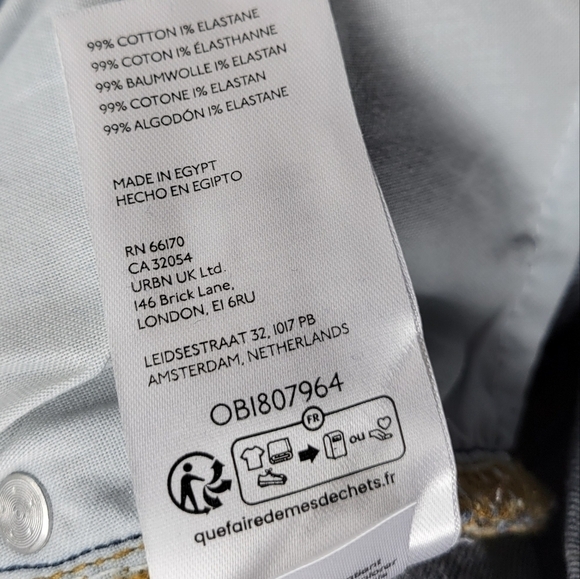 BDG Urban Outfitters MID-RISE Skinny Leg Denim Jeans Size 28 NWT🔖 - Picture 10 of 16